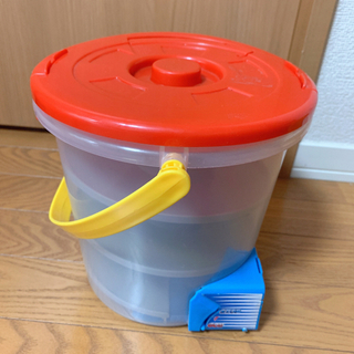 トミカ でるでるバケツ★トミカ収納の画像