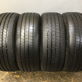 DUNLOP VEURO VE304 225/55R18 18インチ 夏タイヤ 4本 2021年製 バリ溝 エルグランド デリカ:5 スバルXV等　(MTG124) クレジットカード QR決済可能