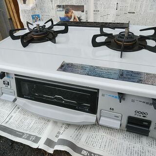 パロマ　LPガスコンロ　プロパンガス用　ガステーブル　美品