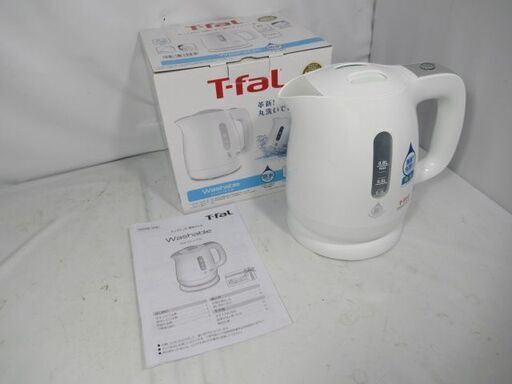 JKN2827/電気ケトル/0.8L/ウォッシャブル/Washable/丸洗い/ティファール/T-FAL/KO800/良品/美品/中古品/