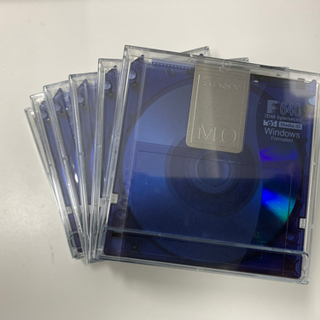 ②SONY MOディスク（640MB) 6枚set 