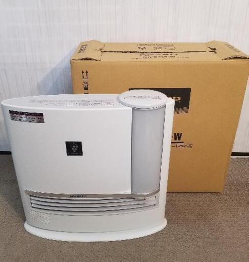 【極上品】SHARP  プラズマクラスター 加湿セラミックファンヒーター HX-B120-W