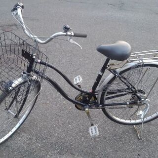 26インチ ? 中古 自転車 6480円 ? 6段切替 ? 鍵新品！ ⛓️チェーン交換済 ? ライト付 安心の新規防犯登録料込