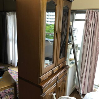 綺麗な食器棚　幅80 美品