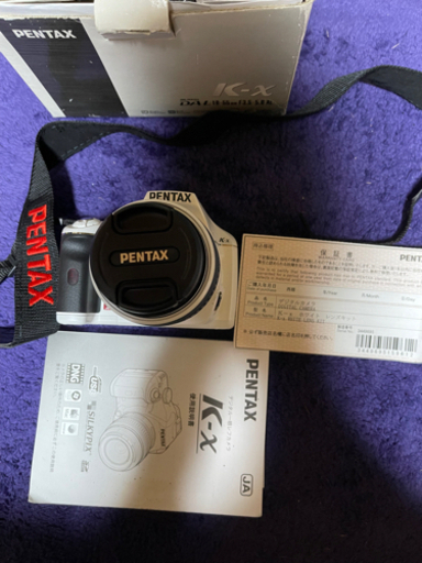 一眼レフカメラ　美品。3回だけ使用。PENTAX定価7万ほど