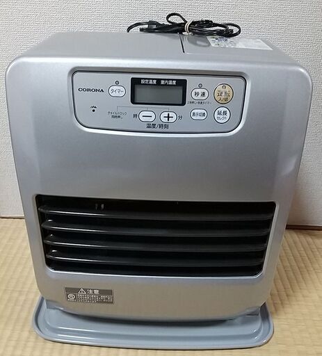 2016年製　コロナ CORONA　石油ファンヒーター　FH-G3216Y シルバー 灯油タンク　2本付