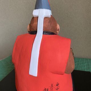博多人形　お猿の三番叟　卓越技能保持者　親夫作の画像
