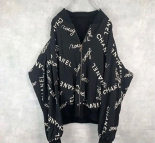 決まりました^ ^超希少！vintage 90s CHANEL リバーシブル 総柄 ブラック L