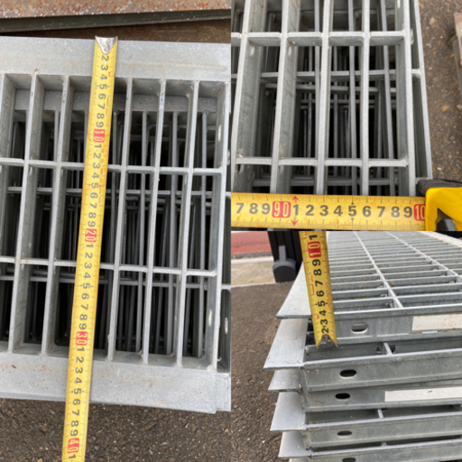 グレーチング　側溝　995mm  12枚　中古