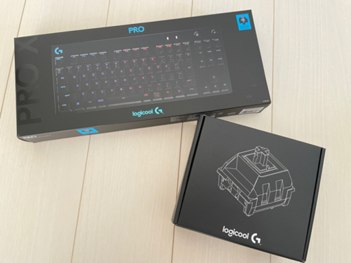 ?Logicool G PRO X [完品]タクタイル付(青軸＋赤軸)