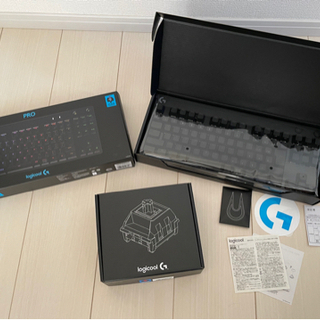 🉐Logicool G PRO X [完品]タクタイル付(青軸＋赤軸)