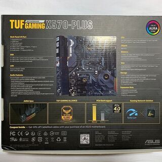 ASUS TUF GAMING X570-PLUS X570/AM4/ATX　マザーボード　AMD Ryzenの画像