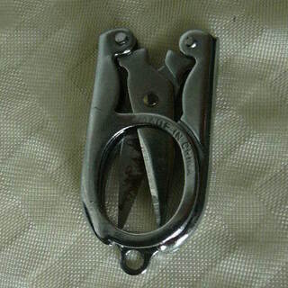 現状渡し　サビあり　ホームセンター　マイハンド　七道店　トラベルシャー　（携帯用ハサミ）　自宅保管品の画像