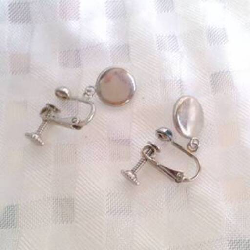 新品　七宝焼き　イヤリング　花　青　ブルー　レディース　アクセサリー　耳飾り