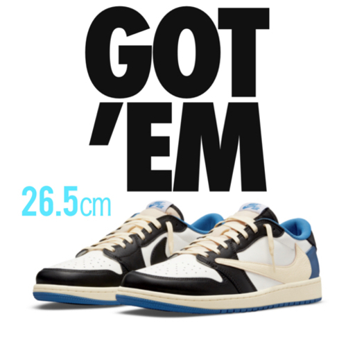 TRAVIS SCOTT × FRAGMENT × AIR JORDAN 1