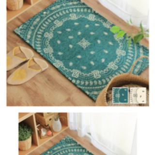 未使用品　玄関マット おしゃれ 洗える 約50×80cm Costa コスタの画像