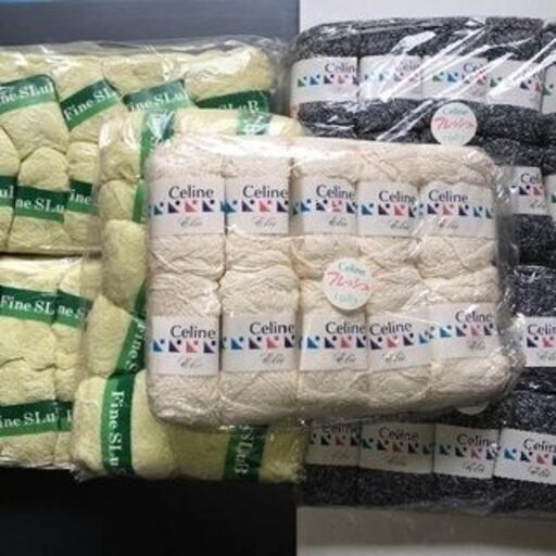 新品未使用　半額以下で！　高級サマーニット用　毛糸　60個　21300円税別で購入　編み物　ハンドメイド　手芸　手作り