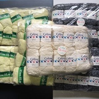 新品未使用　半額以下で！　高級サマーニット用　毛糸　60個　21...