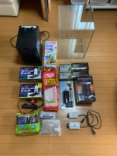 熱帯魚　シュリンプ　飼育フルセット　クーラー