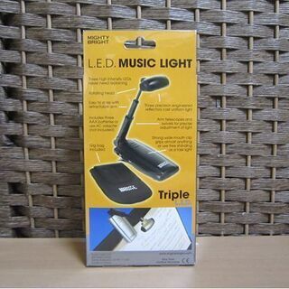 新品 LED譜面台用ミュージックライト MIGHTY BRIGHT LED MUSIC LIGHT マイティブライト 札幌市 白石区 東札幌の画像