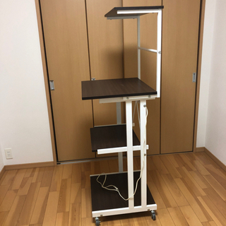 家電収納　コンセント付き！の画像