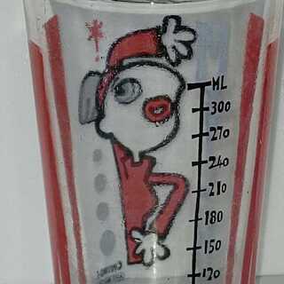 MIYOKO'S 目盛付きグラス 赤 倉谷美代子？の画像