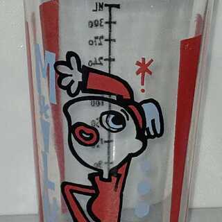 MIYOKO'S 目盛付きグラス 赤 倉谷美代子？の画像