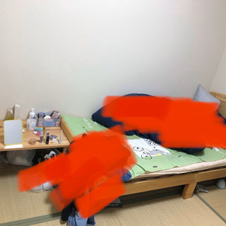 無印折り畳みテーブルの画像