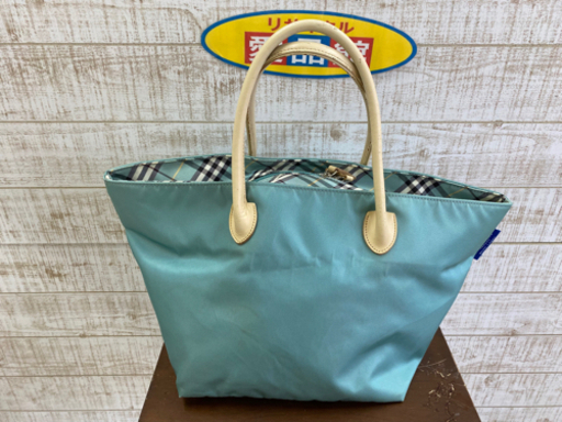 【愛品館江戸川店】バーバリーブルーレーベル　トートバッグ　 問い合わせ番号107-045456-007