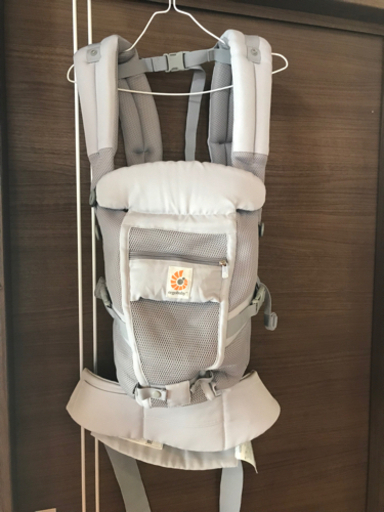 お取引中【美品】エルゴアダプト　クールエアメッシュ　ベビーウエストベルト付き