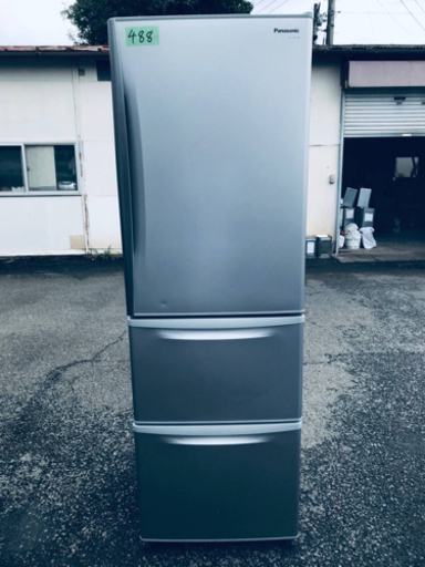 ①‼️365L‼️488番 Panasonic✨ノンフロン冷凍冷蔵庫✨NR-C379M-S‼️