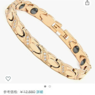 新品 ゲルマニウム ネックレス と　磁気健康ブレスレットの画像