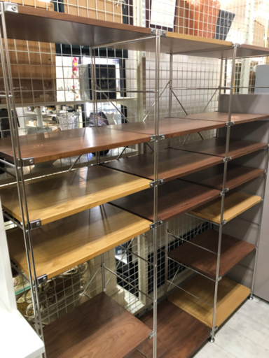取りに来れる方限定！無印良品の３連結ユニットシェルフです！