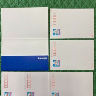 松本零士 銀河鉄道999 絵入り葉書 未使用 メーテル5枚セット　(その2)　シミありの画像