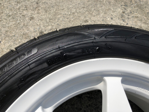 メーカー不明ホイール 14×6JJ +38 夏タイヤ FALKEN ZIEX ZE914 2021年4週目製造 タイヤホイール4本セッ