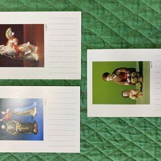 博多人形400年祭 記念ハガキ　50円葉書5種セット　(その1)の画像