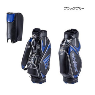 advisor キャディバッグ 青　新品未使用 ADVISOR（アドバイザー）キャディバッグ ブラック ブルー