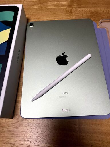 【美品】ipad air4 256GB & Apple Pencil(第2世代)　グリーン　ケース・フィルム付き