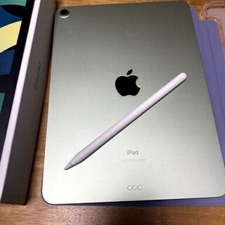美品】ipad air4 256GB & Apple Pencil(第2世代) グリーン ケース