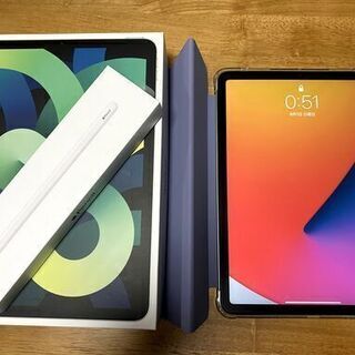 美品】ipad air4 256GB & Apple Pencil(第2世代) グリーン ケース