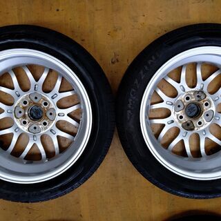 BBSアルミホイール コペン純正 4H PCD100 4本セット 美品 BBS RX280