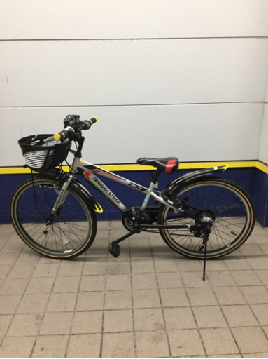 BRIDGESTONE（ブリジストン）の子供用自転車（シルバー✕ブラック））24インチです。【トレファク東大阪店】