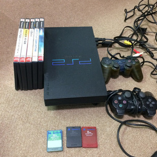 PS2  ソフト5つ  メモリーカード 3つ 付き