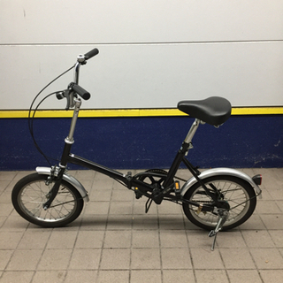 OTOMO（オオトモ）の折りたたみ自転車（ブラック）です。【トレファク