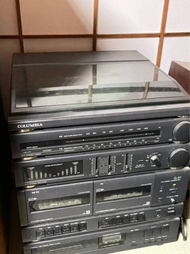 早い者勝ち！？ジャンク　コロンビア　レコード　ラジオ　カセット