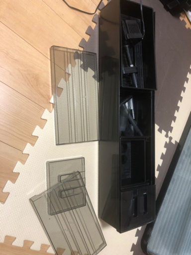 【受け渡し者決定】90cm  Rガラス水槽　上部フィルターセット
