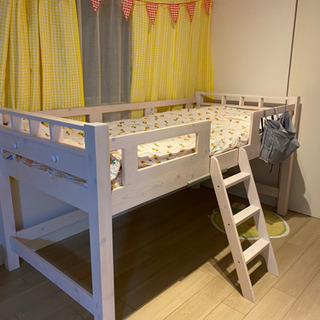ロフトベッド かわいい 北欧