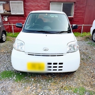 さらに値下げしました！ダイハツエッセ/ホワイト/23年車/走行距離98,700キロ/4WD/エンジンスターター/車検1年以上あります！の画像