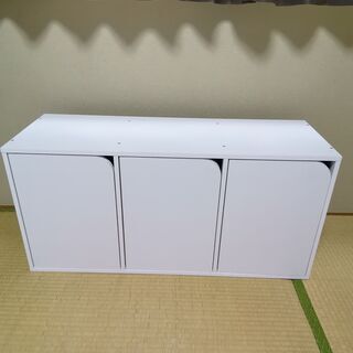 ホワイトのカラーボックスです！の画像