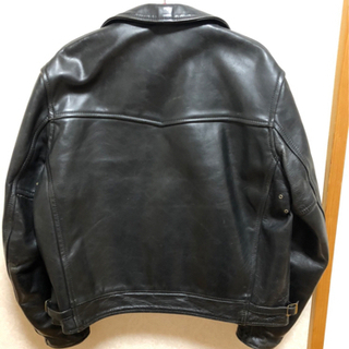エアロレザー　ライダース ジャケットの画像